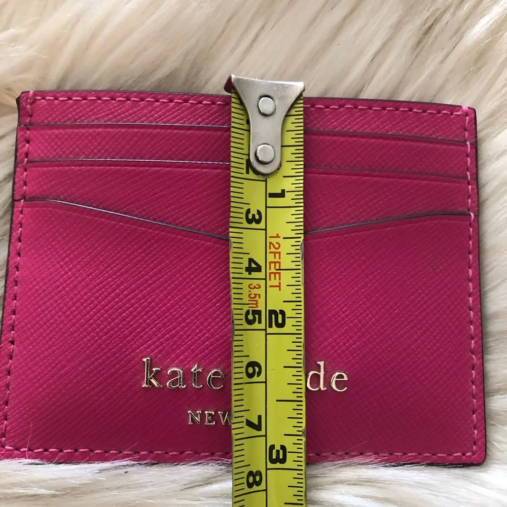Kate Spade pink leather card case wallet - Picture 5 of 5